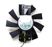 FDMOZRE GA92S2U 4 Pin 4Lines AXRX 570 GPU VGA Cooler Graphics Fan For Radeon 芙蓉 PowerColor Red Dragon RX570 Video Cards As Replacement HZDO