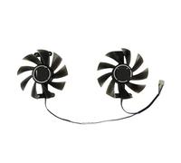 FDMOZRE GPU Cooler Fan,2Pcs/Set,PLA09215B12H, For KUROUTOSHIKOU RX 580 OC DF3, For Powercolor for Red for Dragon AX RX470 RX480 RX580