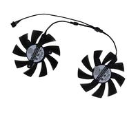 FDMOZRE GPU Video Card Fan,Graphics Cooler,2Pcs PLA09215B12H,GA92A2H, For ELSA for RX 580 8GB RX580 8G 2048SP GDDR5 256bit(PLA09215B12H)