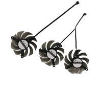 FDMOZRE GPU Video Cooler,Graphics Card Fan,FD8015U12D TH8015S2H-PCC02 For Emtek for Emtekinc for RTX 3070Ti Black Edition D6X 8G(Triple FD8015U12 Fan)