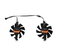 FDMOZRE Graphics Video Card Fan, For AFOX Radeon RX 6500XT, For mingzhou rx 580 2048sp,2Pcs, 75MM Diameter,88mm Mounting Holes Pitch