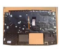 FDMOZRE Handauflage mit Tastatur für for Acer for Aspire Nitro5 AN515-51 53 N17C1 Black(Red script)