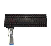 FDMOZRE Keyboards GL552 backlit keyboard for ASUS for ROG GL752 UK PO Portuguese black 0KN0 RZ1UK11 0KNB0 662GPO00(GL552 PO)