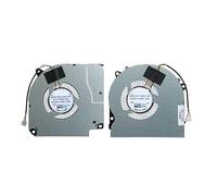 FDMOZRE Laptop CPU GPU Heatsink fan Cooler Radiator for Hasee Z7 Z7T-TA5NS NH50HK EGC-77110V1-0AH EFC-70110V1-0AH DC 5V 0.5A(CPU and GPU fan)