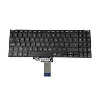 FDMOZRE Laptop Keyboard For ASUS FL8700 FL8700JP FL8700FJ FL8700JB FL8700DA FL8700JA FL8700MA FL8700FB FL8700FL Without Frame(LA Black)