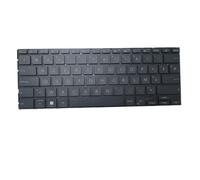 FDMOZRE Laptop Keyboard For ASUS for Zenbook 14 for OLED UX3403V UX3403VC Blue With Backlit Belgium BE/French FR/Portuguese PO/United Kingdom UK(Belgium BE)