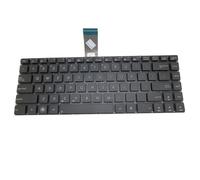FDMOZRE Laptop Keyboard For ASUS R401VB R401VJ R401VM R401VZ N46 N46J N46JV N46V N46VB N46VJ N46VM Black without frame United States US(R401VB)