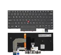 FDMOZRE Laptop Keyboard for Lenovo for ThinkPad T470 T480 A475 A485 01HX459 01AX364 SN20P41641 Spanish Russian Layout(US Original Backlit)