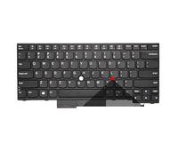 FDMOZRE Laptop Keyboard for Lenovo for ThinkPad T470 T480 A475 A485 01HX459 01AX364 SN20P41641 Spanish Russian Layout(US With Hole)