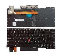 FDMOZRE Laptop keyboard for Lenovo for ThinkPad X390 for Yoga Keyboard 20NN 20NQ US Backlit Without bezel 02HL645