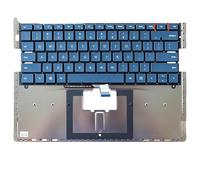 FDMOZRE Laptop Keyboard For Microsoft for Surface 13.5'' 1769 US/UK/German GR/Swiss SW/PO Gray G672819NW G69220FDB 002L15K66LHC01(English US blue)