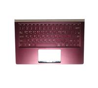 FDMOZRE Laptop PalmRest&keyboard For ASUS UX333F UX333FA UX333FN Red Top Case With Backlit Korean KRLatin America LA(BX333FA KR)
