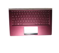 FDMOZRE Laptop PalmRest&keyboard For ASUS UX333F UX333FA UX333FN Red Top Case With Backlit Korean KRLatin America LA(UX333F LA)