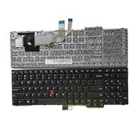 FDMOZRE Laptop US Layout Keyboard for Lenovo for Thinkpad E550 E550C E555 E560 E560C E560P E565(With point US)