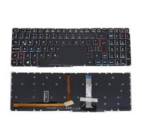 FDMOZRE Latin Spanish Russian RGB Backlight Keyboard For Acer for Predator for Helios 300 PH315-54 PH317-55 PH317-56 Colorful Backlit NK151310B(Latin version 2)