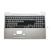 FDMOZRE Latin Turkey US RU Russian Backlit Keyboard Palmrest Top Case For Vaio FE15 VJFE54F11X VJFE54F11X-B0211H PRIDE+K4413 MB3424013(TR silver C cover)