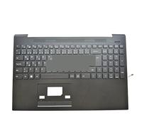 FDMOZRE Latin Turkey US RU Russian Backlit Keyboard Palmrest Top Case For Vaio FE15 VJFE54F11X VJFE54F11X-B0211H PRIDE+K4413 MB3424013(TR black C cover)