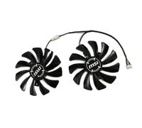 FDMOZRE PLD09210S12HH Graphics Cooler 2Pcs/Set,Video Card Fan For MSI GTX1060 MINING For RTX 2060 SUPER, GTX 1660Ti 1660 VENTUS