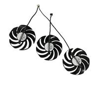 FDMOZRE PLD09210S12HH,PLD09210B12HH,Video VGA Cooler Fan, For MSI for RTX 3070 3080 3090 Ti for GAMING X for TRIO SUPRIM-X, GPU Graphics Card Cooling(S12HH Triple Fan)