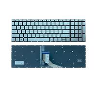 FDMOZRE RU SP LA AR BR Backlit Keyboard For HP for Pavilion 15-DA CX DB DX DR 250 G7 /255/256 CN CS CR CW 17(LA Backlit Silver)