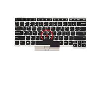FDMOZRE SP/US/RU Keyboard for Lenovo E480 T480S E490 L380 L390 T490 01YN300 01YN314 01YN354 01YN394 01YN434 01YP254 01YP294(US Silver Mouse)