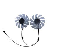 FDMOZRE T128015SU Video Cards Fan GPU VGA Cooler For Gigabyte for GeForce RTX 3070 3070Ti VISION OC 8G White Version,Graphics Card Cooling(2 PCS)