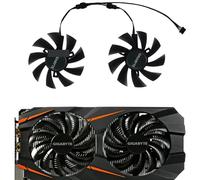 FDMOZRE T129215SU GPU Cooler Graphics Video Cards Fan For GIGABYTE RX 580 480 570 470 GTX 1070 1060 1050 Ti(1 Set DIY Fan)