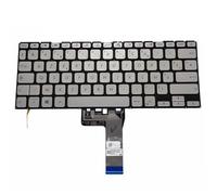 FDMOZRE UK Arabic for AZERTY French Backlit Keyboard for ASUS X409 A409 D409 X409FA X409UA X409FL FR AR Laptop Keyboards 262XFR00(FR backlit Silver)