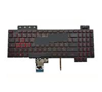 FDMOZRE UK Spain French for AZERTY Keyboard RGB Backlit For Asus for TUF Gaming FX505 FX705 FX504 FX86 FX90 FX505GD FX705DU 0KNR0-661PUK00(French single light)