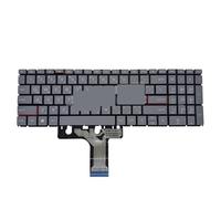 FDMOZRE US Arabic Backlit Keyboard for HP 15-EG 15M-EG 17-CN 17-CP 17T-CN CN1000 17Z-CP cp0035cl Laptop Keyboards English M46255 N32715(AR Backlit Gray)