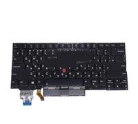 FDMOZRE US EN-RU Backlit Keyboard for Lenovo for ThinkPad X1 for Carbon Gen 7th 2019 Type 20QD 20QE 20R1 20R2, USA RUS Russian CS19BL-84US(RU Backlight)