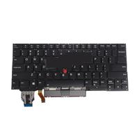FDMOZRE US EN-RU Backlit Keyboard for Lenovo for ThinkPad X1 for Carbon Gen 7th 2019 Type 20QD 20QE 20R1 20R2, USA RUS Russian CS19BL-84US(US Backlight)