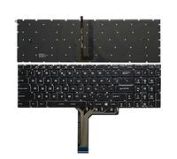 FDMOZRE US Keyboard For MSI MS-16J1-16J2-16J3-16J9-179B -17C1 English(White backlit)