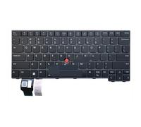 FDMOZRE US Latin Norway Danish Keyboard Backlight For Lenovo for Thinkpad T14 L14 P14S Gen 3 Gen4 5N21D68160 SN21D67686 for Trackstick for Teclado(US backlit)