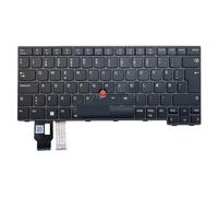 FDMOZRE US Latin Norway Danish Keyboard Backlight For Lenovo for Thinkpad T14 L14 P14S Gen 3 Gen4 5N21D68160 SN21D67686 for Trackstick for Teclado(Danish backlit)