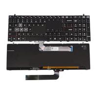 FDMOZRE US RGB Backlit Keyboard for Machenike for T90 Plus, for MECHREVO X3-S X8Ti-s X8 Pro English Laptop TFM14G5-US98522 KBDR15A009(RGB Backlit)