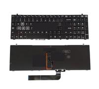 FDMOZRE US RGB Backlit Keyboard for Machenike for T90 Plus, for MECHREVO X3-S X8Ti-s X8 Pro English Laptop TFM14G5-US98522 KBDR15A009(Single Backlit)