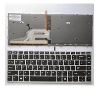 FDMOZRE US RU for HP MT21 MT 31 HSN-Q08C HSN-Q04C HSN-QO6C HSN-I14C-4 Laptop Keyboard(Silver Backlight US)