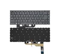 FDMOZRE US/Russian Backlight Keyboard for MSI for Creator Z16 A11UET A12UX MS1571 V194222BK V203022AK Notebook(US Grey Backlit)