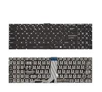 FDMOZRE US Russian Backlight Laptop Keyboard For Msi GE63VR GP73 GS73 GP75 GE73VR for Raider RGB 7RF/8RF 8RE 8RF 8SG 8SF 8SE 9SG(US No Backlit)