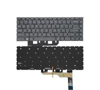 FDMOZRE US Russian Laptop Keyboard For MSI for Modern14 GE66 for Raider GS66 GP66 P66 for Stealth 10SD 10SF MS-14D3/14D1/14DK RGB Backlight(US Grey Backlit)