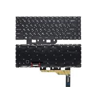FDMOZRE US Russian Laptop Keyboard For MSI for Modern14 GE66 for Raider GS66 GP66 P66 for Stealth 10SD 10SF MS-14D3/14D1/14DK RGB Backlight(RU RGB Backlit)