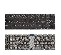 FDMOZRE US Russian Laptop Keyboard With Backlight For Msi GS60 GT72 GE62 GL62 GL72 CX62 WS70 GS70 GV62 MS-16J5 MS-1796 MS-1799 MS-16J9(US White No Backlit)