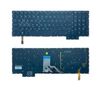 FDMOZRE US Russian RGB Keyboard For HP for Omen 15-CE CE000 CE026TX CE005TX CE006TX CE001TX CE002TX with backlit 15.6"(US RGB Black)