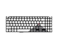 FDMOZRE US Russian SP BR Laptop Keyboard For ASUS for Vivobook X509DL X509 X509F X509FA X509FJ X509DA V5200 V5200F V5200JP V5200U(SP Silver)