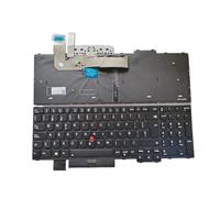 FDMOZRE US Russian Spanish Arab Brazil Laptop Backlit Keyboard For Lenovo for Thinkpad P15 P15V P17 T15P L15 Gen1 5N21D93876 5N21D93720(SP Backlit Point)