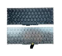 FDMOZRE US Russian Spanish UK Arab Backlit Keyboard For Apple for Macbook Air 11.6 inches A1370 A1465 2011 2012 2013 2014 2015 Year(WHITE)