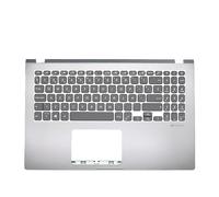 FDMOZRE US Spain/Spanish Russian Laptop Keyboard for ASUS D509 D509D D509DA D509BA D509DJ USA English SP 5108US00(SP Silver Cover)