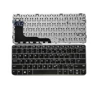 FDMOZRE US Spanish Latin Arab Language Backlit Keyboard For HP for EliteBook 820 G3 G4 828 725(US NoBacklit NoPoint)