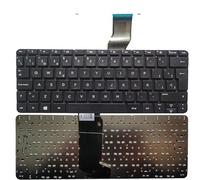 FDMOZRE US/Spanish/Latin laptop Keyboard for HP for stream 11-D 11-D010WM 11-R 11-R010NR 11-P 11-Y 792906-001 794447-001 no frame(Black SP)